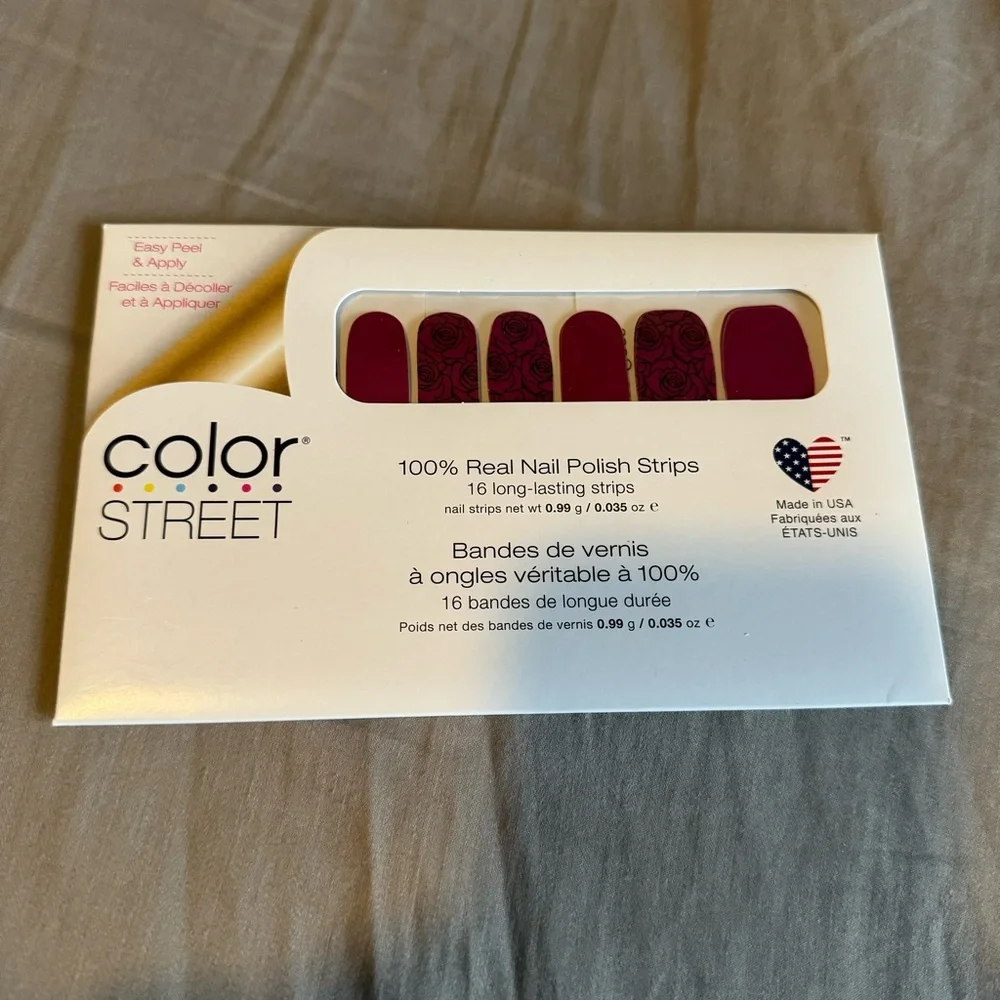 *Retired* Color Street: Rose Goes | Floral Pink Valentine’s Day Berry Fall - Picture 3 of 12